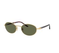 Persol Unisex Sunglass Ida - Color del Marco: Oro, Color de la Lente: Polarized Verde