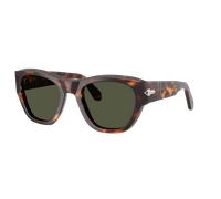 Persol Unisex Sunglass PO0054S - Color del Marco: Habana, Color de la Lente: Verde