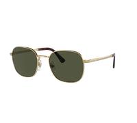 Persol Unisex Sunglass PO1009S - Color del Marco: Oro, Color de la Lente: Verde