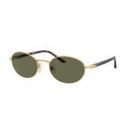 Persol Unisex Sunglass PO1018S Ida - Color del Marco: Oro, Color de la Lente: Polar Verde