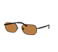 Persol Unisex Sunglass PO1020S - Color del Marco: Negro semibrillante, Color de la Lente: Amarillo y marrón