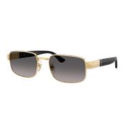Persol Unisex Sunglass PO1022S - Color del Marco: Oro, Color de la Lente: Polarized Gradient Grey