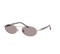 Persol Unisex Sunglass PO1023S - Color del Marco: Plateado, Color de la Lente: Violeta