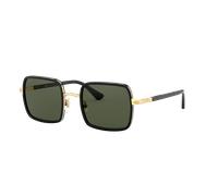 Persol Unisex Sunglass PO2475S - Color del Marco: Negro, Color de la Lente: Verde