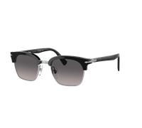 Persol Unisex Sunglass PO3199S - Color del Marco: Negro/Plata, Color de la Lente: Polarized Gris Degradado