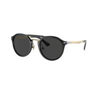 Persol Unisex Sunglass PO3264S - Color del Marco: Negro/Oro, Color de la Lente: Black Polarized