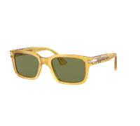Persol Unisex Sunglass PO3272S - Color del Marco: Miel, Color de la Lente: Verde