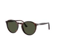 Persol Unisex Sunglass PO3285S - Color del Marco: Habana, Color de la Lente: Verde