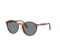 Persol Unisex Sunglass PO3285S - Color del Marco: Terra Di Siena, Color de la Lente: Azul Claro