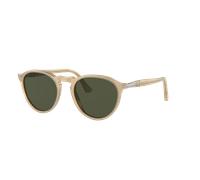 Persol Unisex Sunglass PO3286S - Color del Marco: Champán, Color de la Lente: Verde
