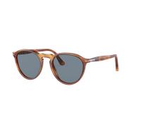 Persol Unisex Sunglass PO3286S - Color del Marco: Terra Di Siena, Color de la Lente: Azul Claro
