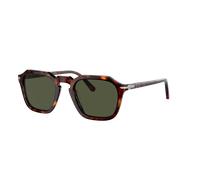 Persol Unisex Sunglass PO3292S - Color del Marco: Habana, Color de la Lente: Verde