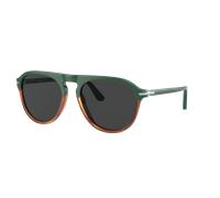 Persol Unisex Sunglass PO3302S - Color del Marco: Verde, Color de la Lente: Polarizadas negro