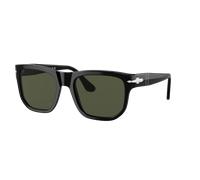 Persol Unisex Sunglass PO3306S - Color del Marco: Negro, Color de la Lente: Verde