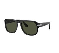 Persol Unisex Sunglass PO3310S - Jean - Color del Marco: Negro, Color de la Lente: Verde