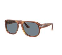 Persol Unisex Sunglass PO3310S - Jean - Color del Marco: Terra Di Siena, Color de la Lente: Azul Claro
