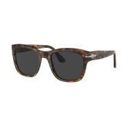 Persol Unisex Sunglass PO3313S - Color del Marco: Café, Color de la Lente: Polar Negro