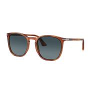 Persol Unisex Sunglass PO3316S - Color del Marco: Terra Di Siena, Color de la Lente: Degradado azul polarizado