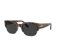 Persol Unisex Sunglass PO3319S - Tom - Color del Marco: Café, Color de la Lente: Polarizadas negro