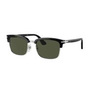 Persol Unisex Sunglass PO3327S - Color del Marco: Negro, Color de la Lente: Verde