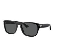 Persol Unisex Sunglass PO3341S - Color del Marco: Negro, Color de la Lente: Gris Oscuro