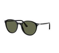 Persol Unisex Persol PO3350S 95/58 Gafas de sol Acetato Negro Verde Pantos Polarizado