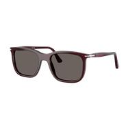 Persol Unisex Sunglass PO3357S - Renzo - Color del Marco: Ciruela lechoso, Color de la Lente: Gris Oscuro