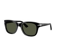 Persol Unisex Sunglass PO3372S - Color del Marco: Negro, Color de la Lente: Verde