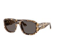 Persol Unisex Sunglass PO3373S - Vincent - Color del Marco: Carey Beis/Marrón, Color de la Lente: Gris Oscuro