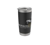 Person of Interest Logo Vaso térmico de acero inoxidable de doble pared