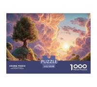 Person Walking on The Road 1000 Piezas Corte Preciso Rompecabezas Sunset Cloudscape Vibrante Jigsaw Decoración Niños 52x38cm/1000pcs