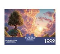 Person Walking on The Road 1000 Piezas Papel Premium Rompecabezas Sunset Cloudscape Alivio Estrés Jigsaw Educativo Amigos 38x26cm/1000pcs