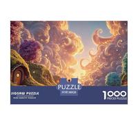 Person Walking on The Road 1000 Pzas Papel Premium Rompecabezas Sunset Cloudscape Desafiante Jigsaw Regalo Adultos 38x26cm/1000pcs