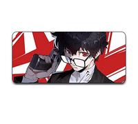 Persona 5 Alfombrilla de Ratón Anime Gaming Mouse Pad XXL 900x400x3 mm,Impermeable con 3mm Base de Goma Antideslizante,Special-Textured Superficie para Ordenador, PC y Laptop, H