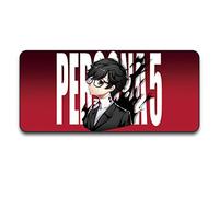 Persona 5 Alfombrilla de Ratón Anime Gaming Mouse Pad XXL 900x400x3 mm,Impermeable con 3mm Base de Goma Antideslizante,Special-Textured Superficie para Ordenador, PC y Laptop, G