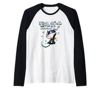 Persona 5 Morgana with Kanji and Diamonds RPG Video Game Camiseta Manga Raglan