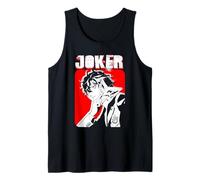 Persona 5 Royal Joker Black White Red Portrait Video Game Camiseta sin Mangas