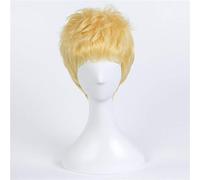 Persona 5 Ryuji Sakamoto Cosplay Pelucas Corto Dorado Resistente al calor Pelo sintético Disfraz de fiesta de Halloween Juego de roles Peluca Perucas KUJ6766
