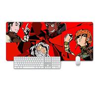 Persona 5 XXL Anime Alfombrilla para ratón 900 x 400 mm - Speed Gaming Mousepad - Mouse Pad para Ordenador - 3mm Goma Antideslizante, para Gamers Ordenador, PC y Laptop, M