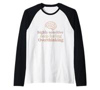 Persona Altamente Sensible HSP introvertido Sensible empático Camiseta Manga Raglan
