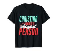 Persona más Buena del Mundo Cristiano Divertido Nombre Cristiano Diciendo Camiseta gráfica económica, Hombre, Negro, M