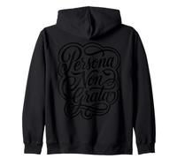 Persona Non Grata Frase Latina Antigua Roma Sudadera con Capucha
