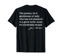 Persona Novela intolerablemente estúpido Jane Austen Cita Meme Volver Camiseta