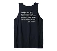 Persona Novela intolerablemente estúpido Jane Austen Cita Meme Volver Camiseta sin Mangas