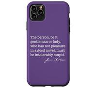 Persona Novela intolerablemente estúpido Jane Austen Cita Meme Volver Carcasa para iPhone 11 Pro MAX