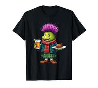 Personaje de cardo escocés con Whisky Dram y Haggis Camiseta