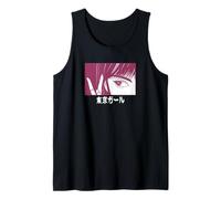 Personaje japonés LoFi Tokio Girl Anime - Estética Japonesa Camiseta sin Mangas