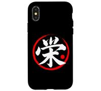 Personaje Kanji de palabra japonesa "Glory" Carcasa para iPhone X/XS