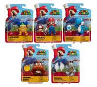 Personaje Super Mario Bros Set De 5 Personajes cm 10: Jakks Pacific 3 años +