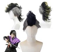 Personajes de anime Shinazugawa Genya interpreta pelucas - para niñas y niños halloween, cómics y congresos de anime, fiestas de rol de carnaval